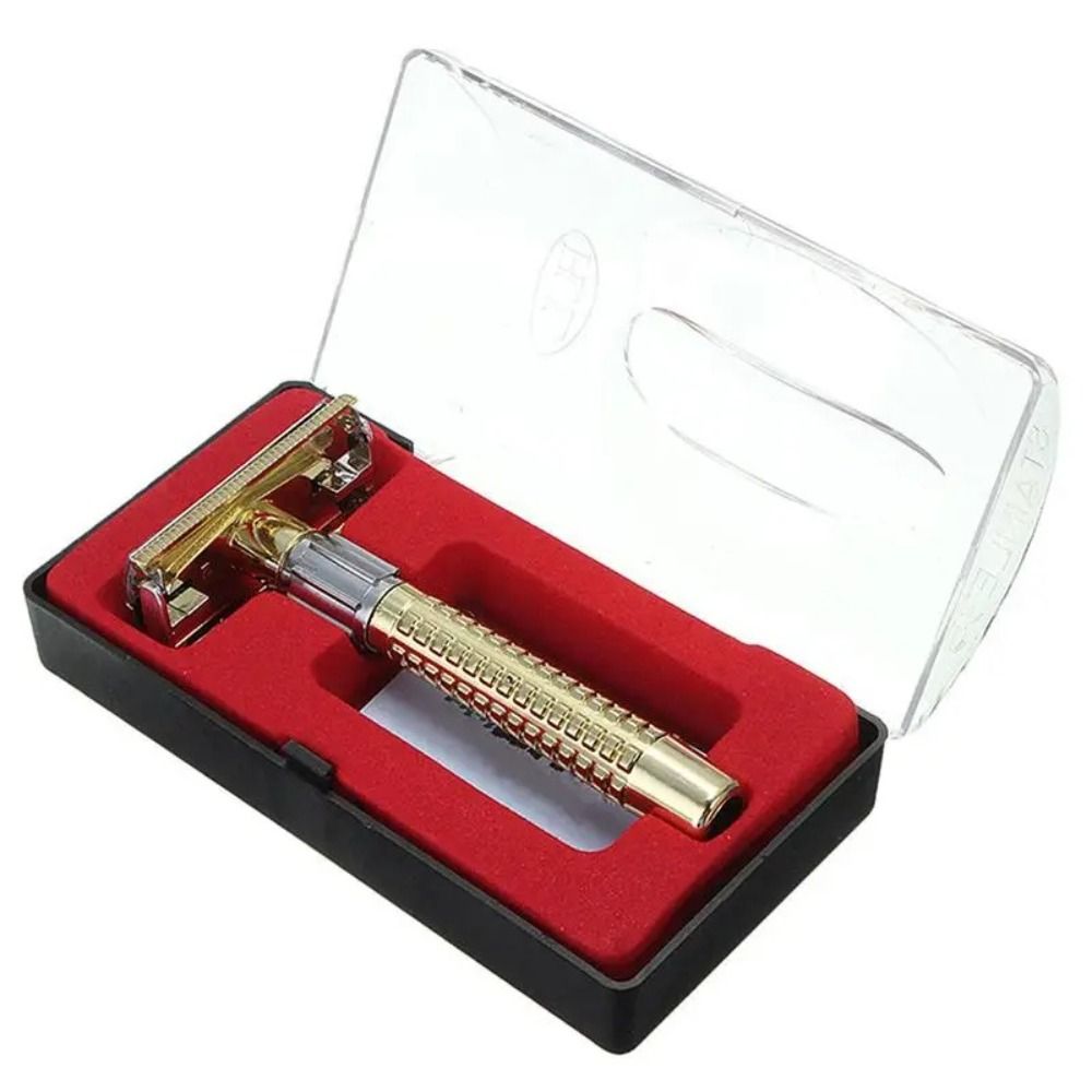 Safety Razor Handle - Exquisite Retro Safety Razor Stainless Steel