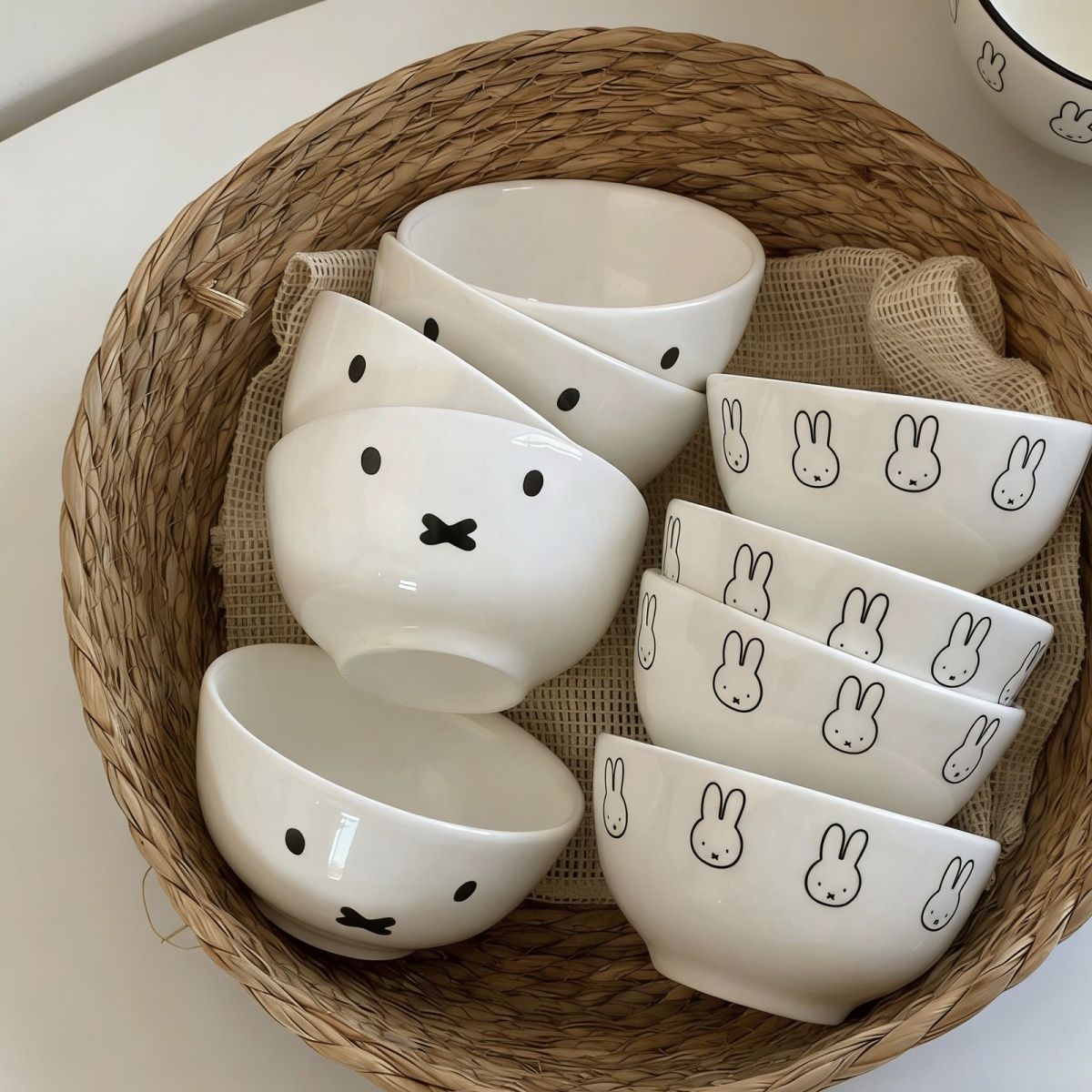 Anime Cute Miffy Simple Cerami - огляд і ціна Bamboo Cutlery