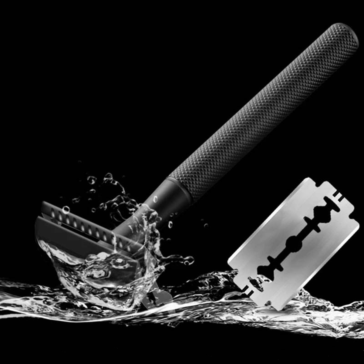 Black Weighted Handle Safety R - огляд і ціна Safety Razor Handle