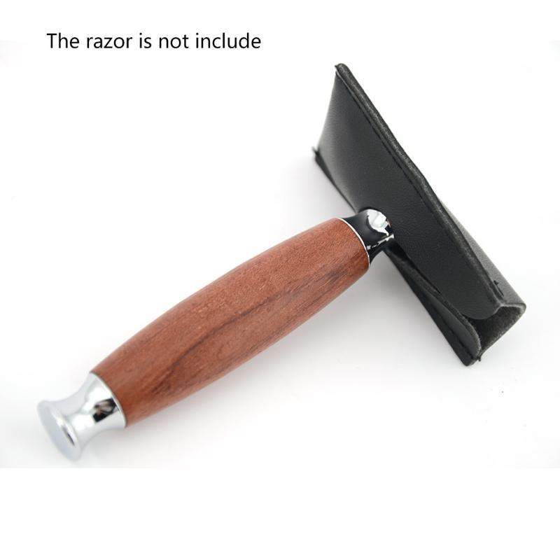 Travel Protable PU Leather Dou - огляд і ціна Safety Razor Handle