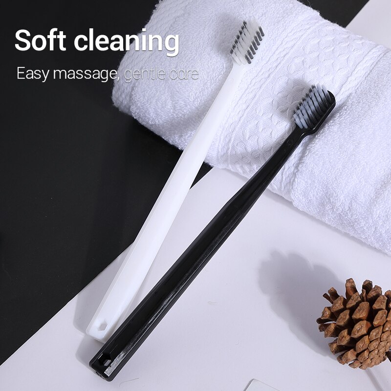 10PC Bamboo Charcoal Brush Sil - огляд і ціна Bamboo Toothbrush
