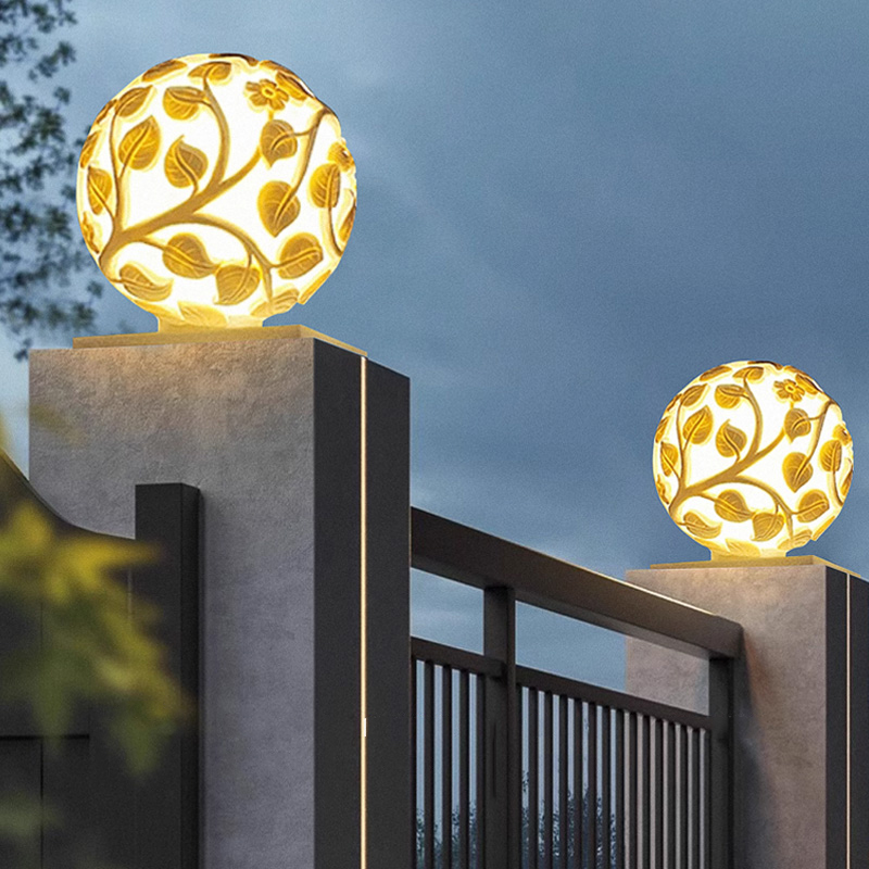 Outdoor column lights solar LE - огляд і ціна Solar Garden Light