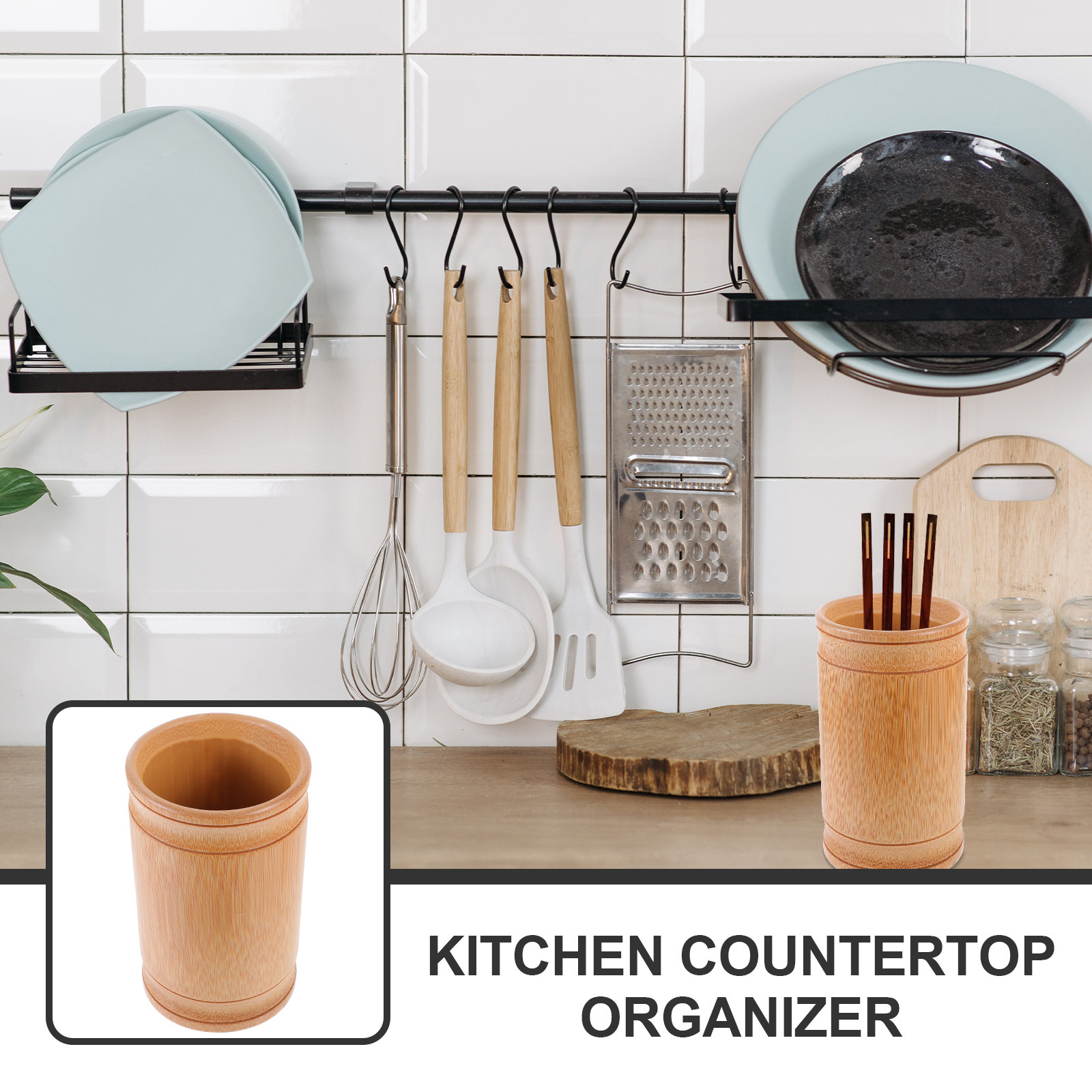 Bamboo Chopsticks Holder Kitch - огляд і ціна Bamboo Cutlery