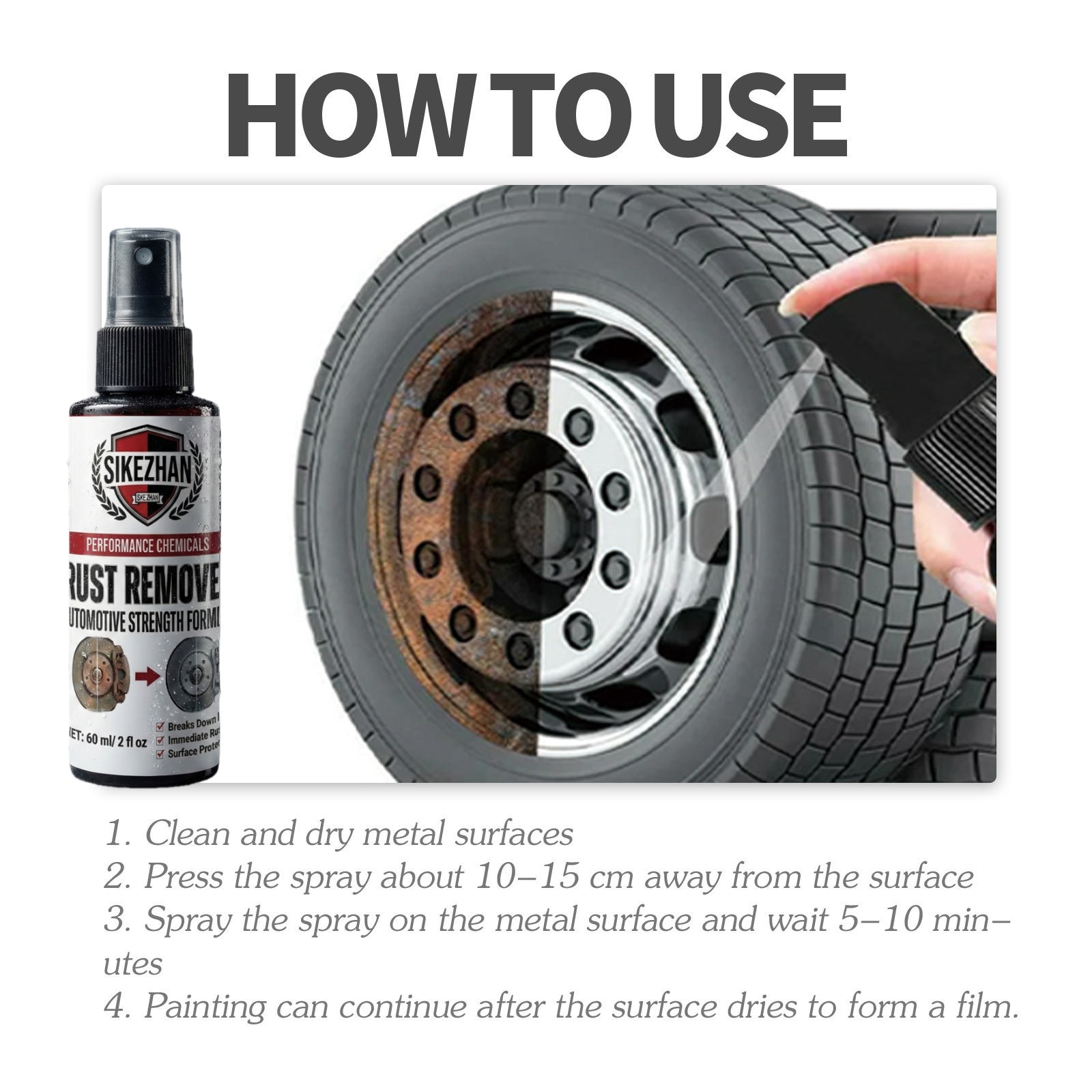 Powerful Car Rust Remover Spra - огляд і ціна Eco Sponge
