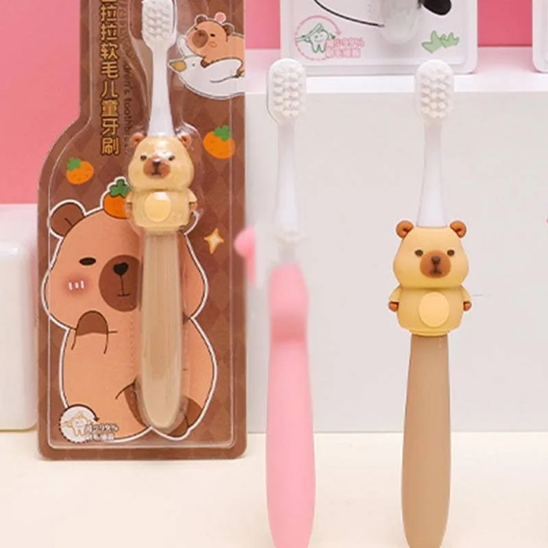 Capybara Baby Toothbrush Cute  - огляд і ціна Bamboo Toothbrush