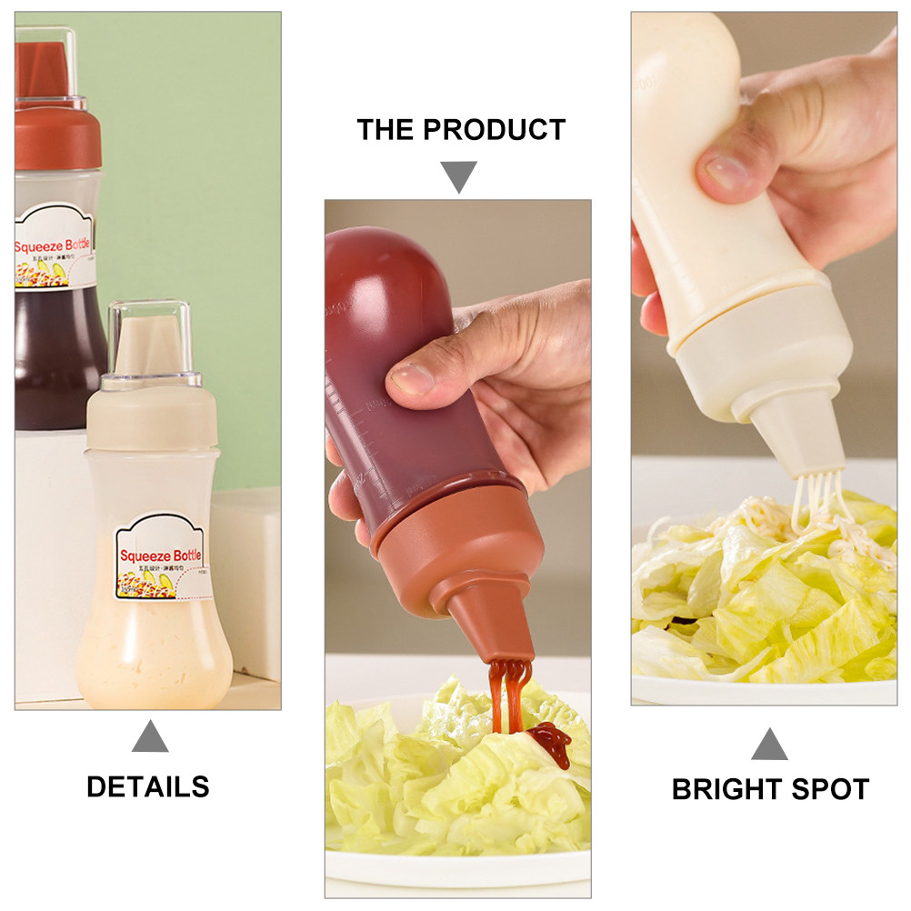 3Pcs Squeeze Bottles Transpare - огляд і ціна Reusable Bottle