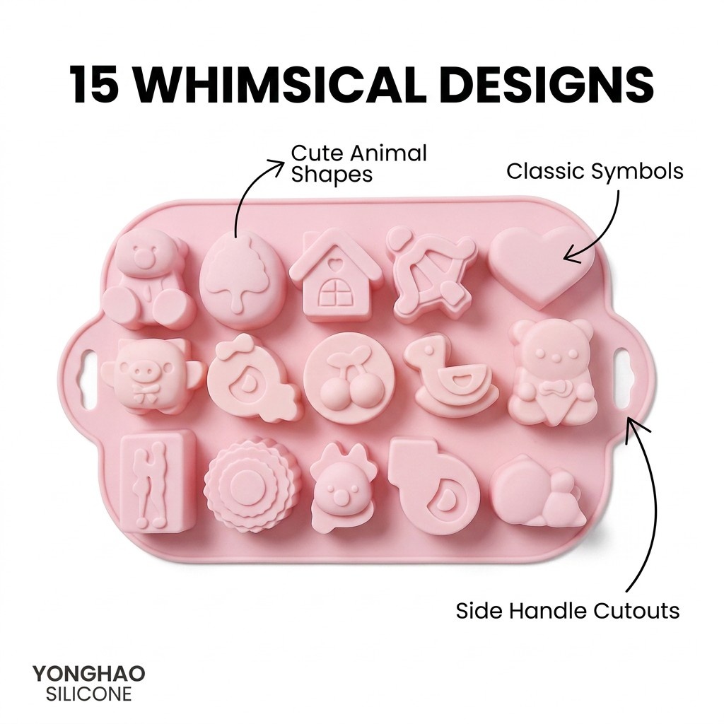 15 Cavity Mixed Cartoon Silico - огляд і ціна Eco Soap