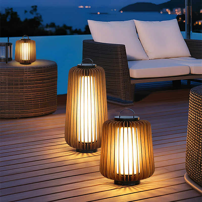 Luminous floor lamp courtyard  - огляд і ціна Solar Garden Light